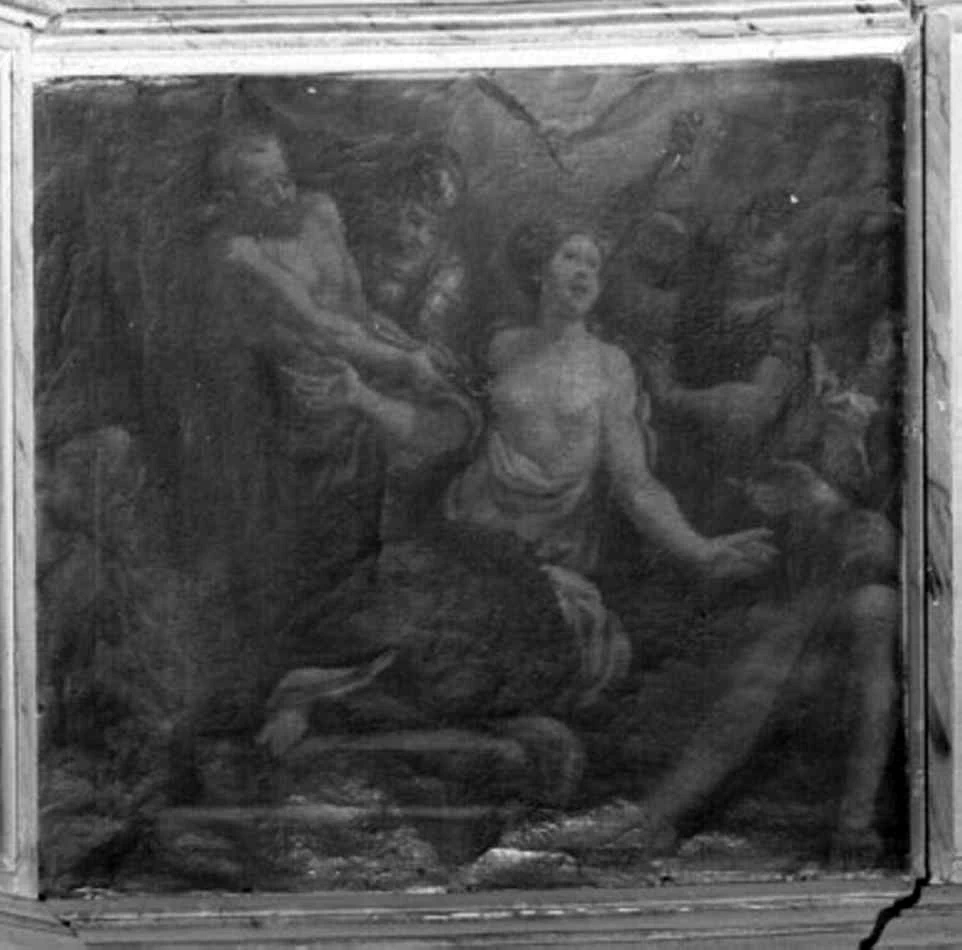Cantoria - Chiesa di Santa Caterina della Ruota, Verona, Martirio dell'imperatrice Faustina